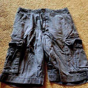 Gray London Fog Cargo Shorts Size 32